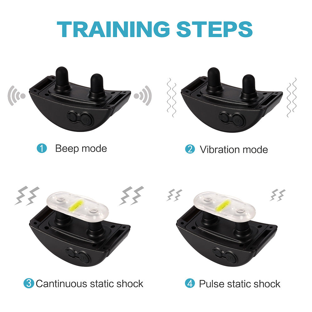 Dog Training Collar Remote Activated - Professional Grade - 2025 Model with rubber coated contact points - Anti Barking & Dog Training (Spare Collar Only)