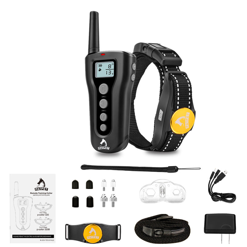 Patpet Remote Training Device Electric Control 300 Meters Professional Trainer Training Dog Collar