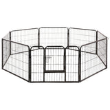 Heavy Duty Playpen for Dogs and Puppies - Enclosure Metal Fence