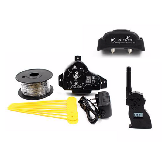 2-in-1 Electric Dog Fence & Remote Dog Training Rechargeable Collar