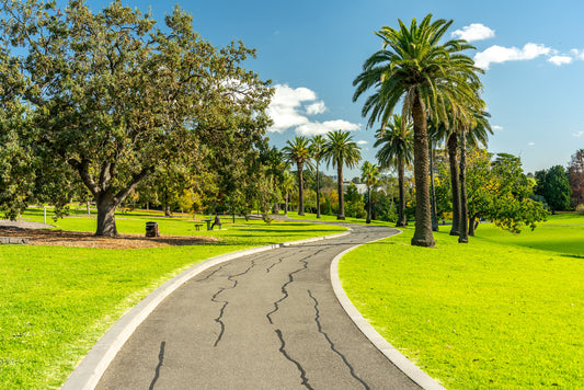 walking path of Footscray Park, Footscray