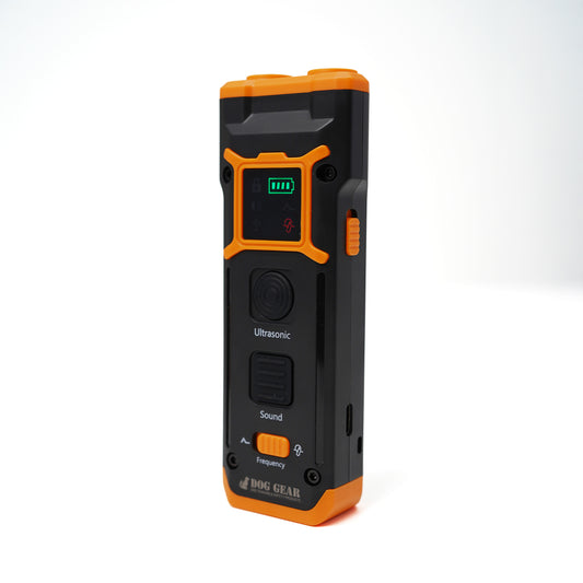 Ultrasonic Dog Repeller – Rechargeable Anti-Bark & Training Device with Flashlight, 1000mAh Battery