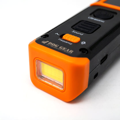 Ultrasonic Dog Repeller – Rechargeable Anti-Bark & Training Device with Flashlight, 1000mAh Battery