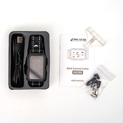 Smart Anti-Bark Dog Collar – Auto Bark Detection, Vibration, Beep & Shock, IP67 Waterproof