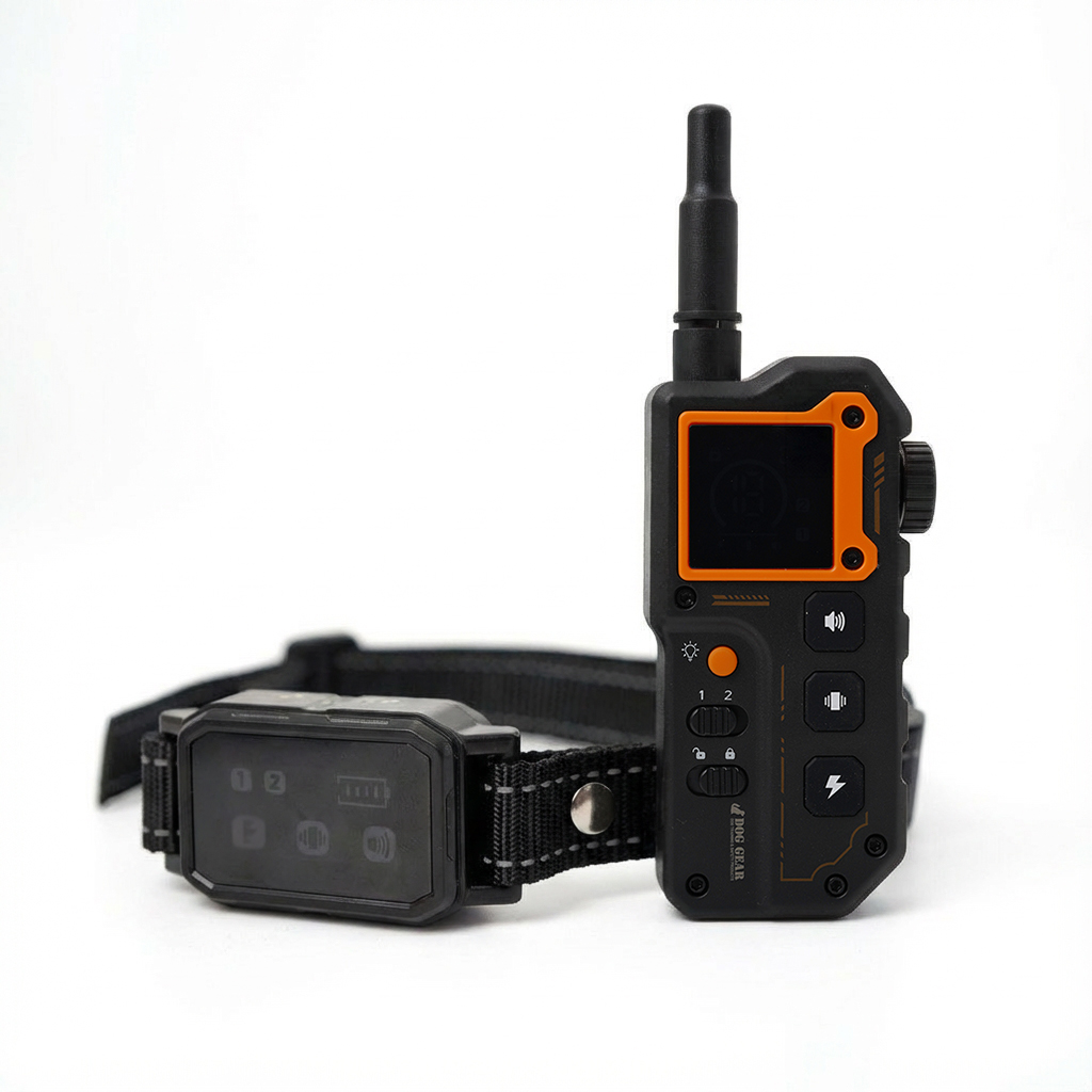 Dog Shock Collar with Remote – 500m Range, 3 Modes (Voice, Vibration, Shock), Adjustable Levels, for Medium & Large Dogs