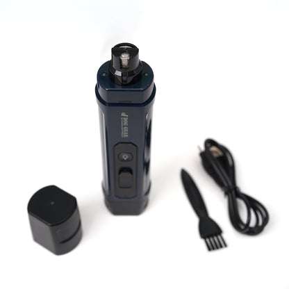Rechargeable Pet Nail Grinder – 2-Speed Electric Nail Trimmer with LED Light, 600mAh Battery