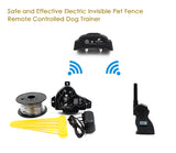 2-in-1 Electric Dog Fence & Remote Dog Training Rechargeable Collar