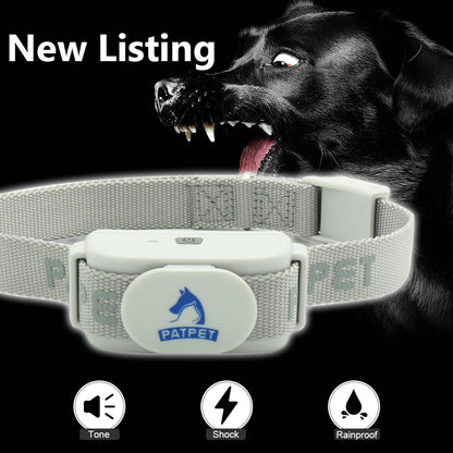 NEW Automatic dog collar with tone static shock dog rechargeable no bark collar