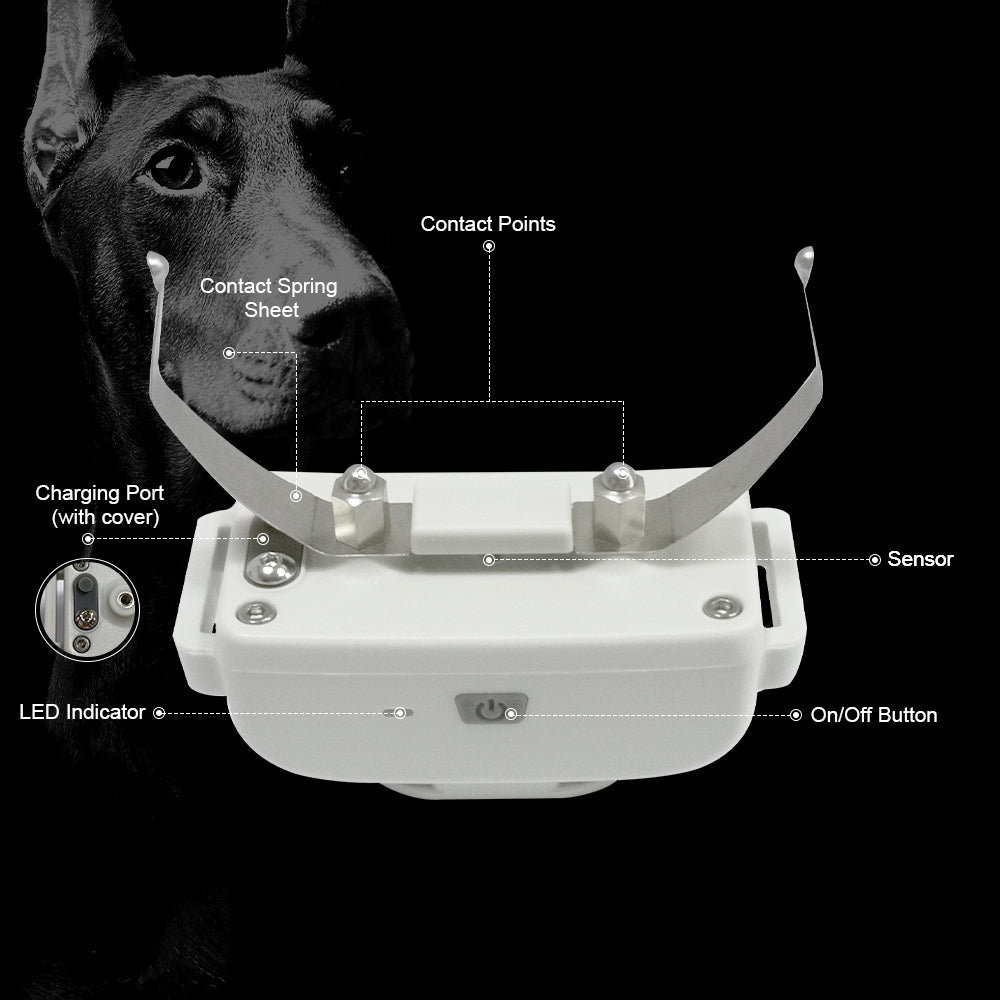 NEW Automatic dog collar with tone static shock dog rechargeable no bark collar