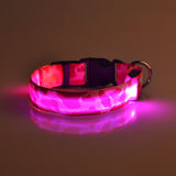Dog LED Light Up Strap Collar USB Rechargeable